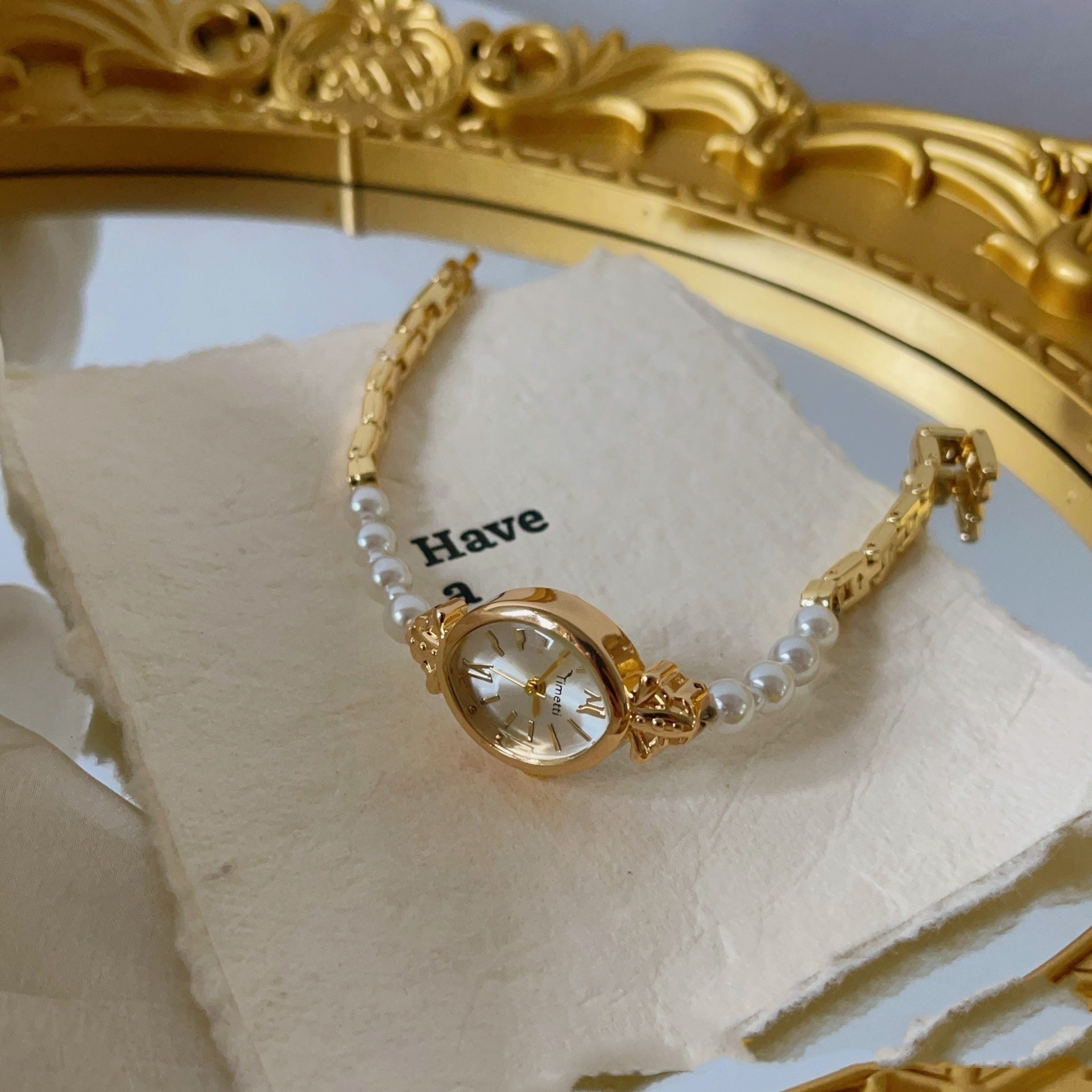 Ceas de Damă Pearl Bracelet